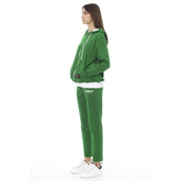 Baldinini Trend Green Cotton Women Sweater